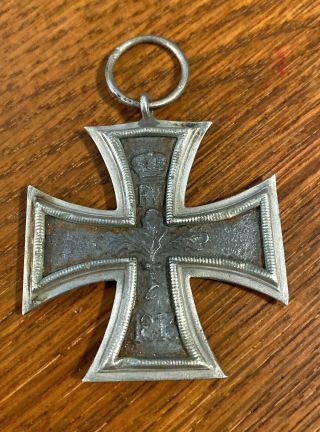 1813 - 1914 German Iron Cross 2nd.  Class - Maker " Kd " World War I