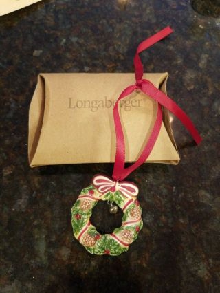 Longaberger 2007 Christmas Wreath Tie On