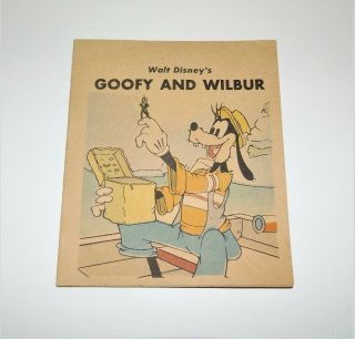Vintage Advertising Red Goose Shoes Walt Disney Prod Goofy Comic Book Premium