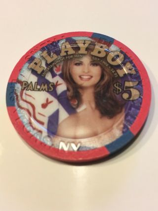 Playboy Club Las Vegas Palms 5$ Chip Karen Mcdougal Pmoy