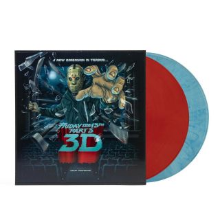 Friday The 13th Part 3 3d Soundtrack Vinyl Record Lp Limited Color Variant