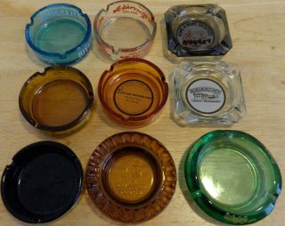 Vintage Ashtrays From Different Hotels & Casinos In Different City 