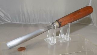 Vintage German Made Wood Carving Tool Chisel 6 Sweep 5/8 " Cut 10 - 3/8 " Long
