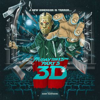 Harry Manfredini Friday The 13th Part 3 Soundtrack Vinyl LP X 2 Waxwork Records 3