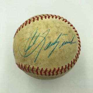 Carl Yastrzemski Signed Vintage Game American League Baseball With Jsa