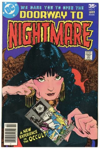 Doorway To Nightmare 1 Nm 9.  4 White Pages Dc 1978 B