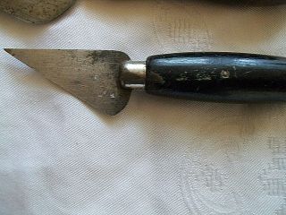 2 Old Cutting Tools,  Knives,  One Marked HYDE Mfg.  Co.  Vintage 3