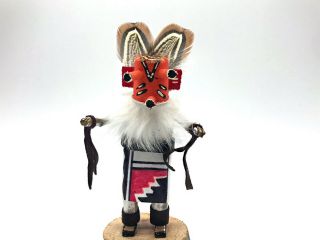 Native American Kachina Doll Signed Handmade By Indian Artist