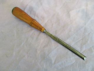 Vintage Buck Bros 3/8 Inch Wide Chisel With Beveled Edges