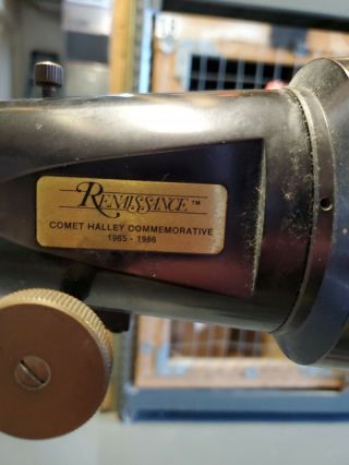Vintage Tele - Vue Renaissance Comet Halley Commemorative 85 - 86 Telescope With. 2