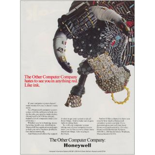 1973 Honeywell: The Other Computer Company Vintage Print Ad