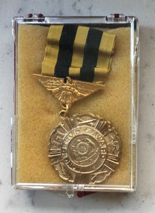 Vintage Missouri State National Guard Long Service Award Medal Ribbon 20 Years