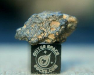 NWA 11266 Lunar Feldspathic Regolith Breccia Meteorite 2 grams from the Moon 3