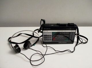 Vintage Sony Fm/am Walkman Cassette Player Wm - F18 Graphic Equalizer Read