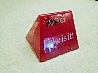 Coca - Cola Paper Clip Holder w/Clips - Unique 6 pack shape - Coke is it NOS 2