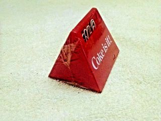 Coca - Cola Paper Clip Holder w/Clips - Unique 6 pack shape - Coke is it NOS 3