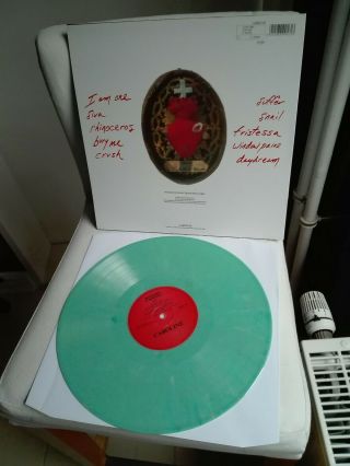 SMASHING PUMPKINS green marbled Vinyl LP Gish (1991) 2