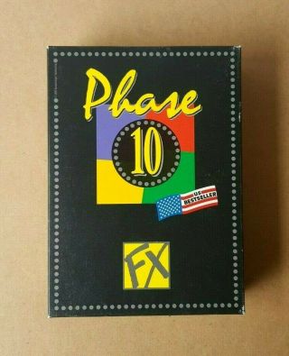 Vintage 1998 Ravensburger Phase 10 Card Game English Instructions Fx Schmid