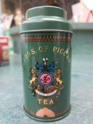 Jacksons Of Piccadilly Vintage Tea Tin - 4 " Tall