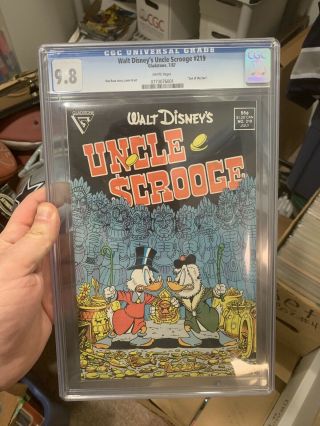 Walt Disney’s Uncle Scrooge 219 Cgc 9.  8 Wp