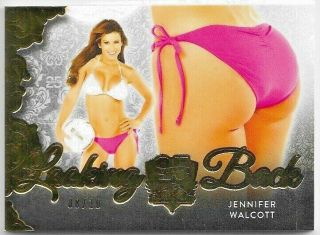 2019 Benchwarmer 25 Years Series 2 Jennifer Walcott Looking Back Butt Card /10