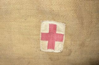 Ww1 Red Cross Bag Soldier Field Kit Cloth Patch Army Wwi Bread/toiletry/personal