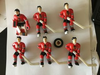 Vintage Wayne Gretzky Table Hockey Game Team Nhl Overtime Chicago Black Hawks