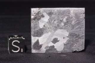 Morasko Meteorite Etched Part Slice 42.  3 Grams