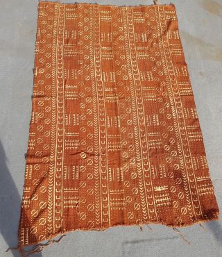 Bamana Bogolanfini Vintage Mud Cloth/textile Mali West Africa (2 Mud Clothes)