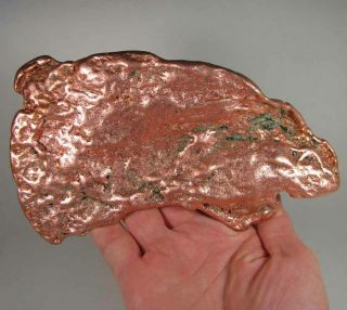 7.  1 " Native Copper Nugget - Keweenaw Peninsula,  Michigan - 1.  6 Lbs.