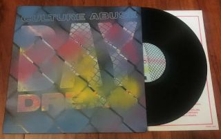 Culture Abuse Bay Dream Lp Record Release Spray Painted Cover Ltd Ed Vinyl Zine