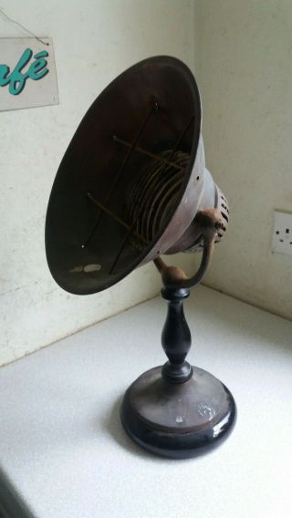 Vintage Electric Heater Lamp / Light - Ceramic Base - Needs Rewired