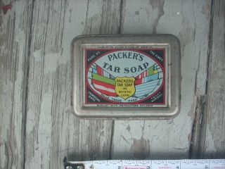 Vintage Advertising Tin Packer 