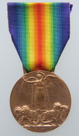 Italian Wwi Interallied Victory Medal Italy Ww1