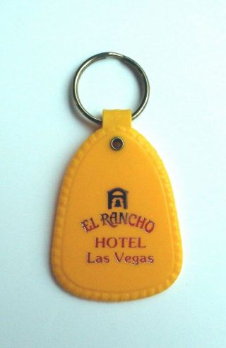 Vtg El Rancho Casino Key Chain Fob Las Vegas Nevada