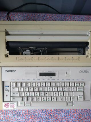 Vintage Brother Ax - 450 Electronic Typewriter