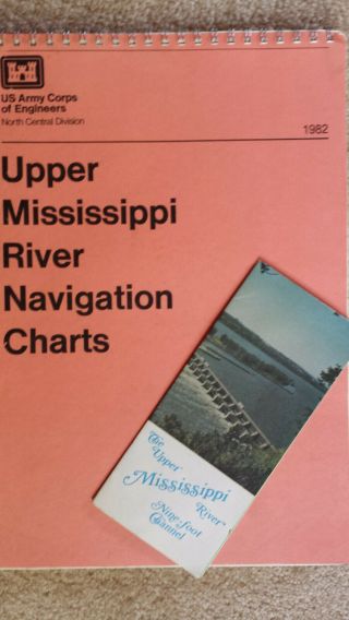 Upper Mississippi River Navigation Charts - Us Army Corps 1982 Edition