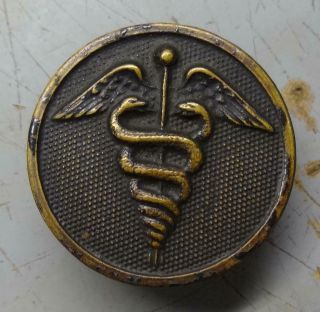 Ww1 Us Army Medical Corps - Collar Disk - Usb1289
