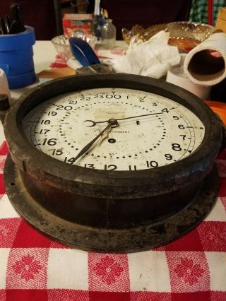 Antique/vintage Chelsea Clock Co.  Boston U.  S.  Government Clock