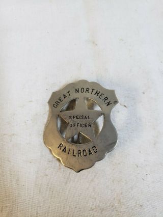 Vintage Railroad Police Badge - Great Northern Railroad Special Agent