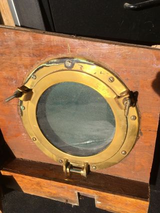 Solid Brass Portholes Two 6 1/2” And Four 8”