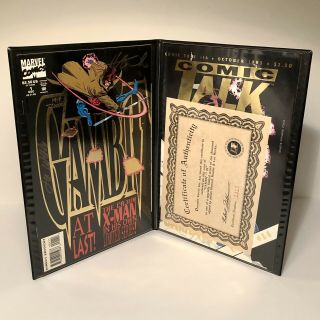 Gambit Marvel Comic Book 1 (1993) Df Set Signed Howard Mackie Lee Weeks -