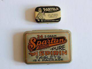 Vintage Laxative Tins