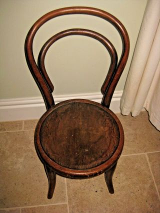 Childs Bentwood Chair By Josef Jaworek With Label
