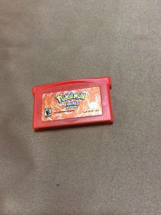 Pokemon Fire Red Version Authentic Gameboy Advance Cart Real Nintendo