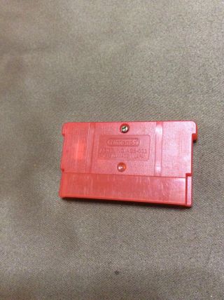 Pokemon Fire Red Version Authentic Gameboy Advance Cart Real Nintendo 2