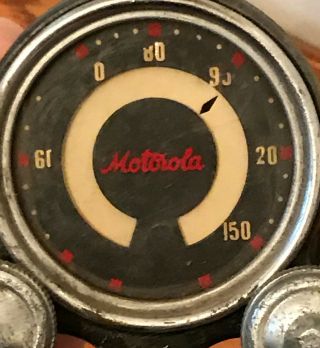 Vintage 1920 - 1930s Motorola steering column mounted Car Radio Head Tuner K34 2