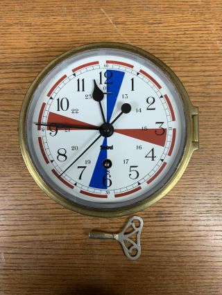 Sestrel Marine Clock With F.  W.  Elliot Ltd.  Movement