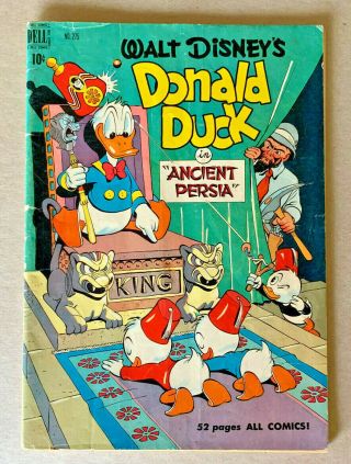 Four Color 275 1950 Dell Walt Disney Donald Duck,  Carl Barks 6.  5 Ow/w Pages