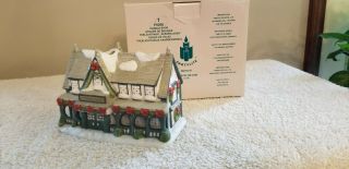 Bf Partylite Candle House Candle Shop Porcelain Tealight P0266 Pre - Owned